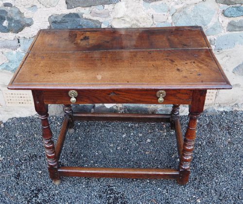 17th Century Jacobean Oak Side Table