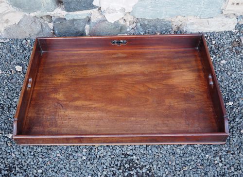 George 3rd Solid Mahogany Oblong Tray