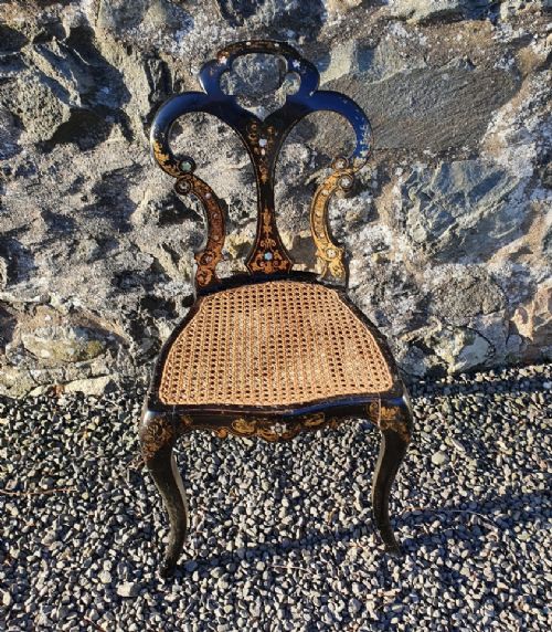Decorative Victorian Chinoiserie Bedroom Chair