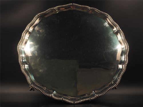 Superb Large 14" Diameter Silver Salvor