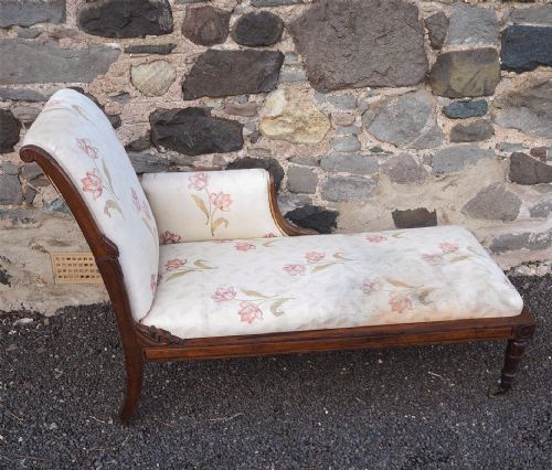 Small Size Late Georgian Mahogany Daybed