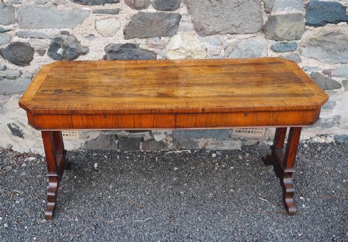 Stunning Regency Rosewood 4 Drawer Library Table