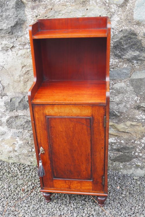 19th Century Mahogany Bedside Cabinet