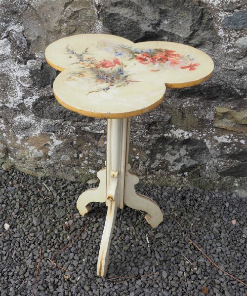Highly Decorative Swiss Painted Table