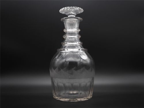 Large Regency 3 Ring Decanter