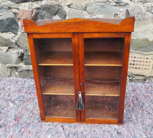 Late Regency  Hanging Collectors Cabinet