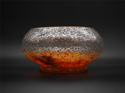 Rare Early Scottish Monart Glass Bowl