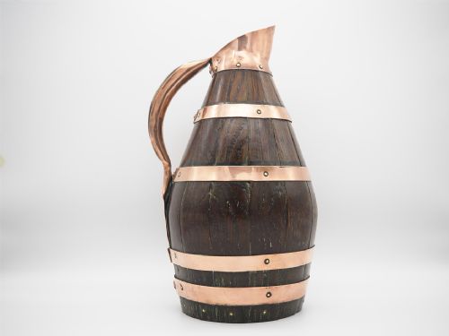 Large Size Coopered Oak Ale Jug
