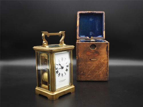 Victorian Brass Striking Carriage Clock
