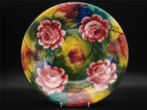Huge 12 1/2" Dia. Jazzy Wemyss Charger