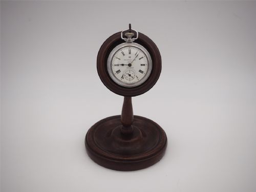 Good 19th Century Walnut Watch Stand