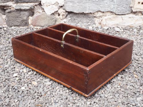 18th Century Mahogany Cutlery Tray