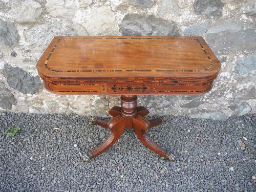 William Trotter Mahogany Card Table