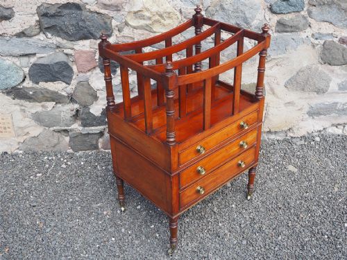 Unique Design Regency Mahogany Canterbury
