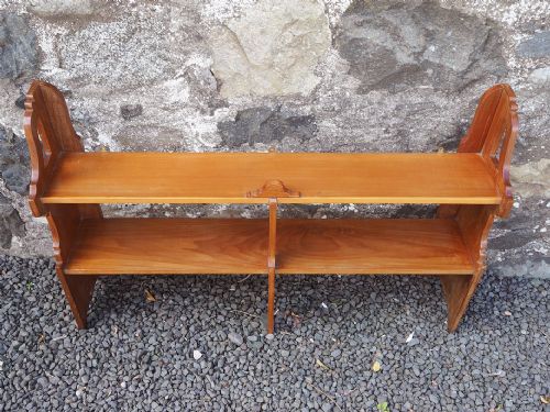 Arts & Crafts Hanging Shelves in Fruitwood