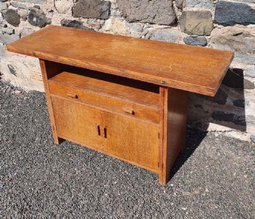 Heal's London Oak Metamorphic Table Cabinet