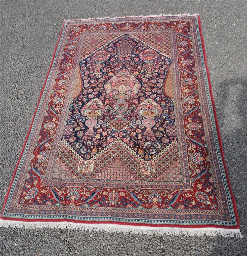 Finest Quality Antique Persian Kashan Rug