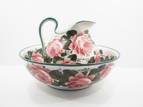 Early Wemyss Roses Jug and Basin