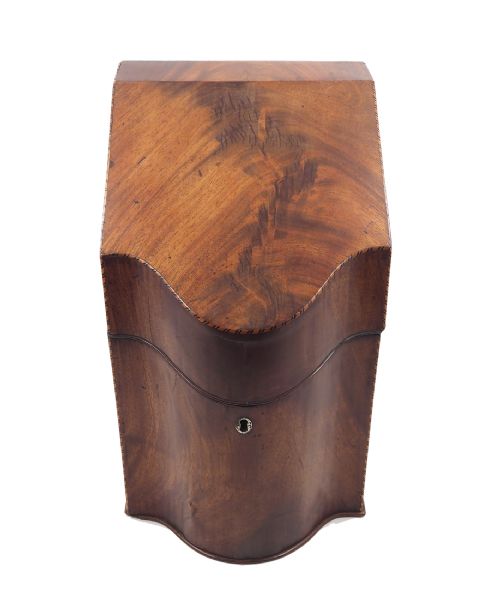 George III Original Mahogany Knife Box