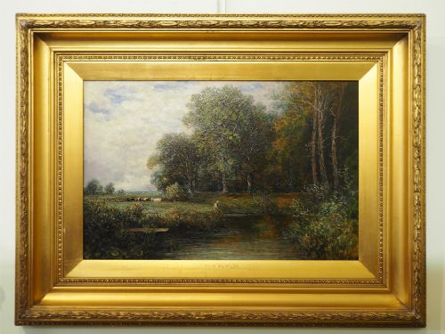 J. D. Shields. Oil on Canvass Riverscape