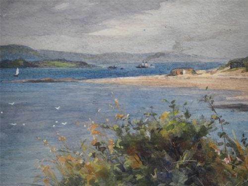JAMES KINNEAR LOCH LOMAND WATERCOLOUR - ADDITIONAL PHOTO 1