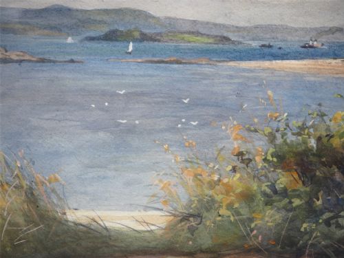 JAMES KINNEAR LOCH LOMAND WATERCOLOUR - ADDITIONAL PHOTO 2