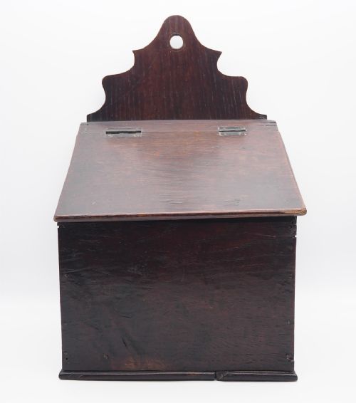 18th Century Georgian Oak Candle Box