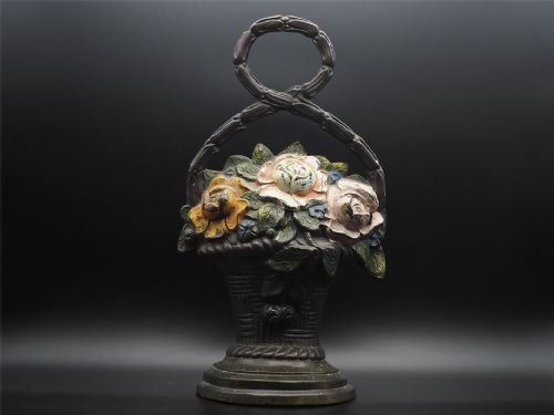 Good 19th Century Bronze Door Stop