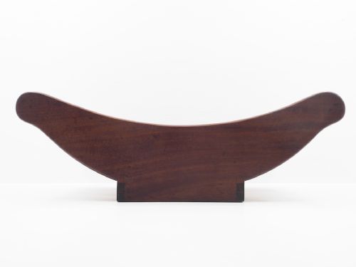GEORGE 3RD MAHOGANY CHEESE COASTER - ADDITIONAL PHOTO 2