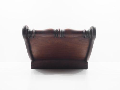 GEORGE 3RD MAHOGANY CHEESE COASTER - ADDITIONAL PHOTO 3
