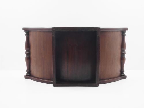 GEORGE 3RD MAHOGANY CHEESE COASTER - ADDITIONAL PHOTO 5