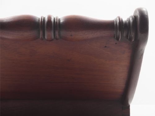 GEORGE 3RD MAHOGANY CHEESE COASTER - ADDITIONAL PHOTO 6