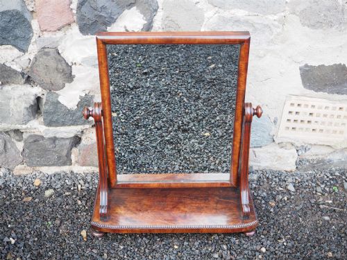 Georgian Scottish Mahogany Dressing Mirror