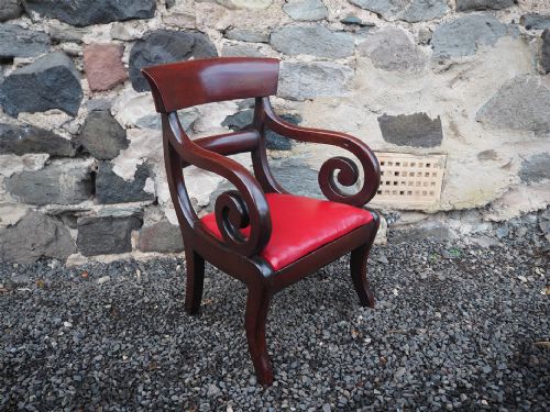 Late Regency Mahogany Childs Chair