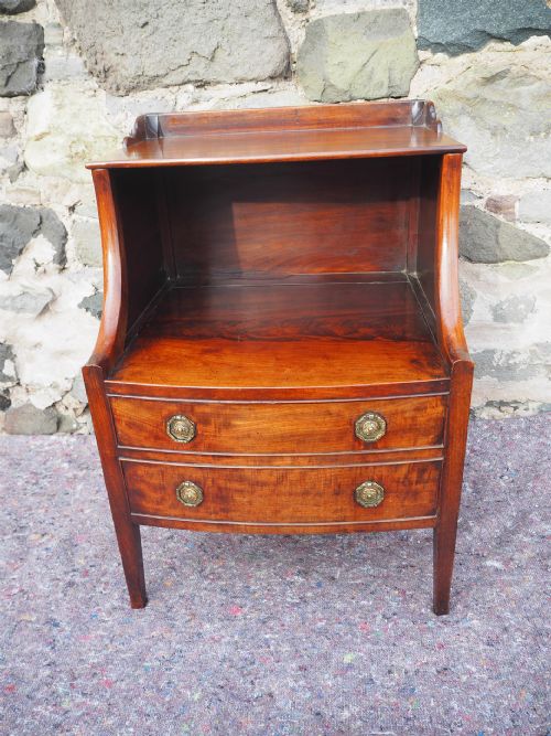 Georgian Mahogany Converted Commode