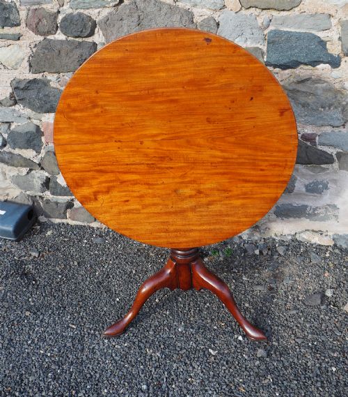 George 2nd Mahogany Birdcage Tripod Table