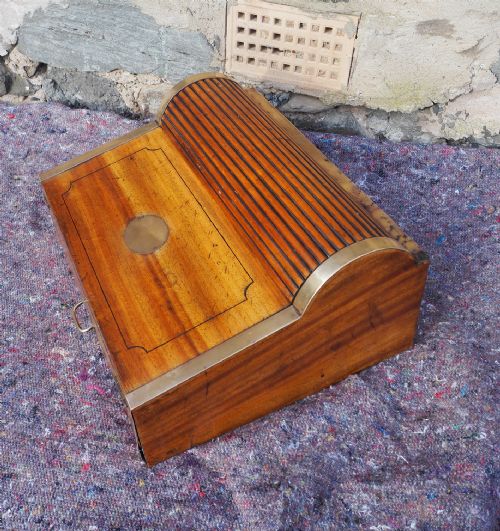 VICTORIAN CAMPAIGN CAMPHOR WRITING BOX - ADDITIONAL PHOTO 1