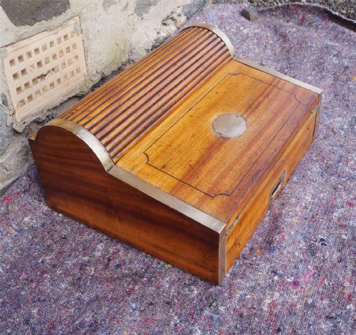 VICTORIAN CAMPAIGN CAMPHOR WRITING BOX - ADDITIONAL PHOTO 2