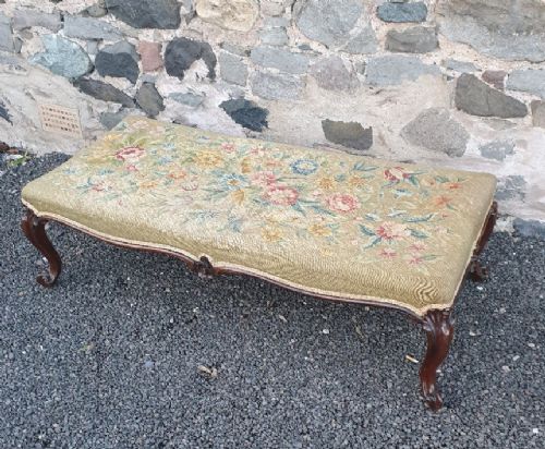 Large Size Victorian Rosewood Centre Stool
