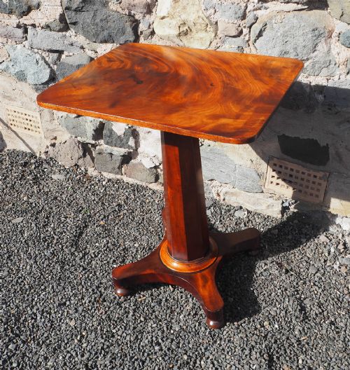 Georgian Scottish Flame Mahogany Table