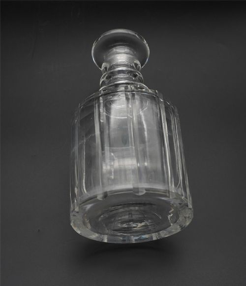 REGENCY 3 RING CUT GLASS DECANTER - ADDITIONAL PHOTO 2
