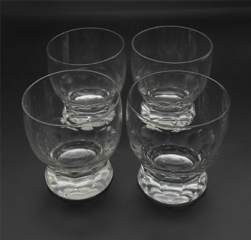 Set 4 Edwardian Whisky Tumblers