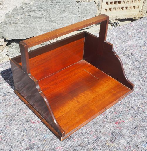 19th Century Mahogany Book Tray