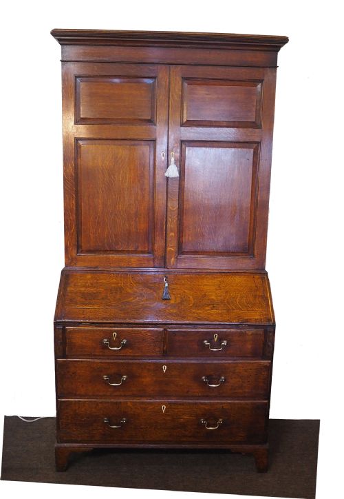 Gorgeous Colour Oak Bureau Bookcase