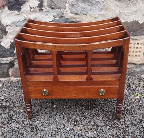 Small Regency Mahogany Canterbury