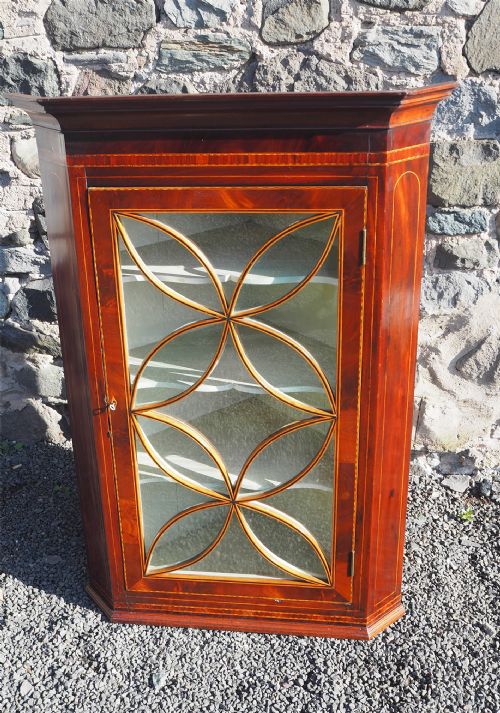 Superior Georgian Scottish Corner Cabinet