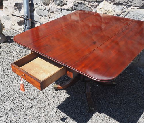 SCOTTISH DUNCAN PHYFE DINING TABLE - ADDITIONAL PHOTO 4