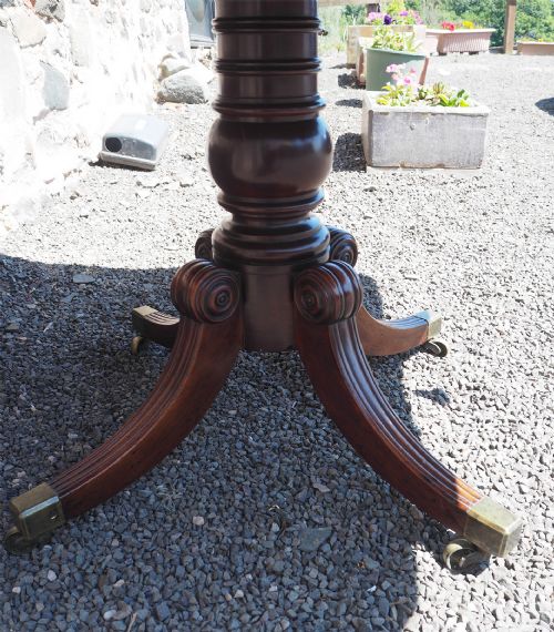 SCOTTISH DUNCAN PHYFE DINING TABLE - ADDITIONAL PHOTO 6