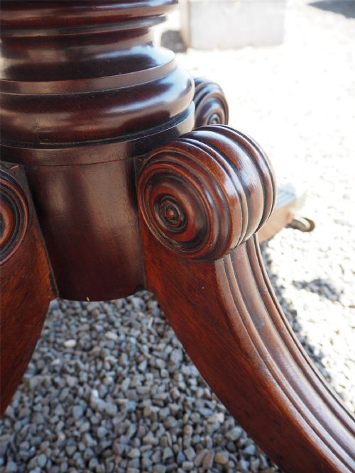 SCOTTISH DUNCAN PHYFE DINING TABLE - ADDITIONAL PHOTO 7