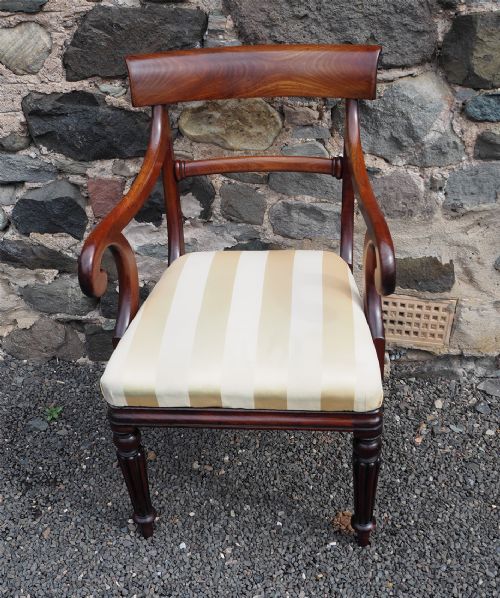 Regency Scottish Mahogany Desk Chair